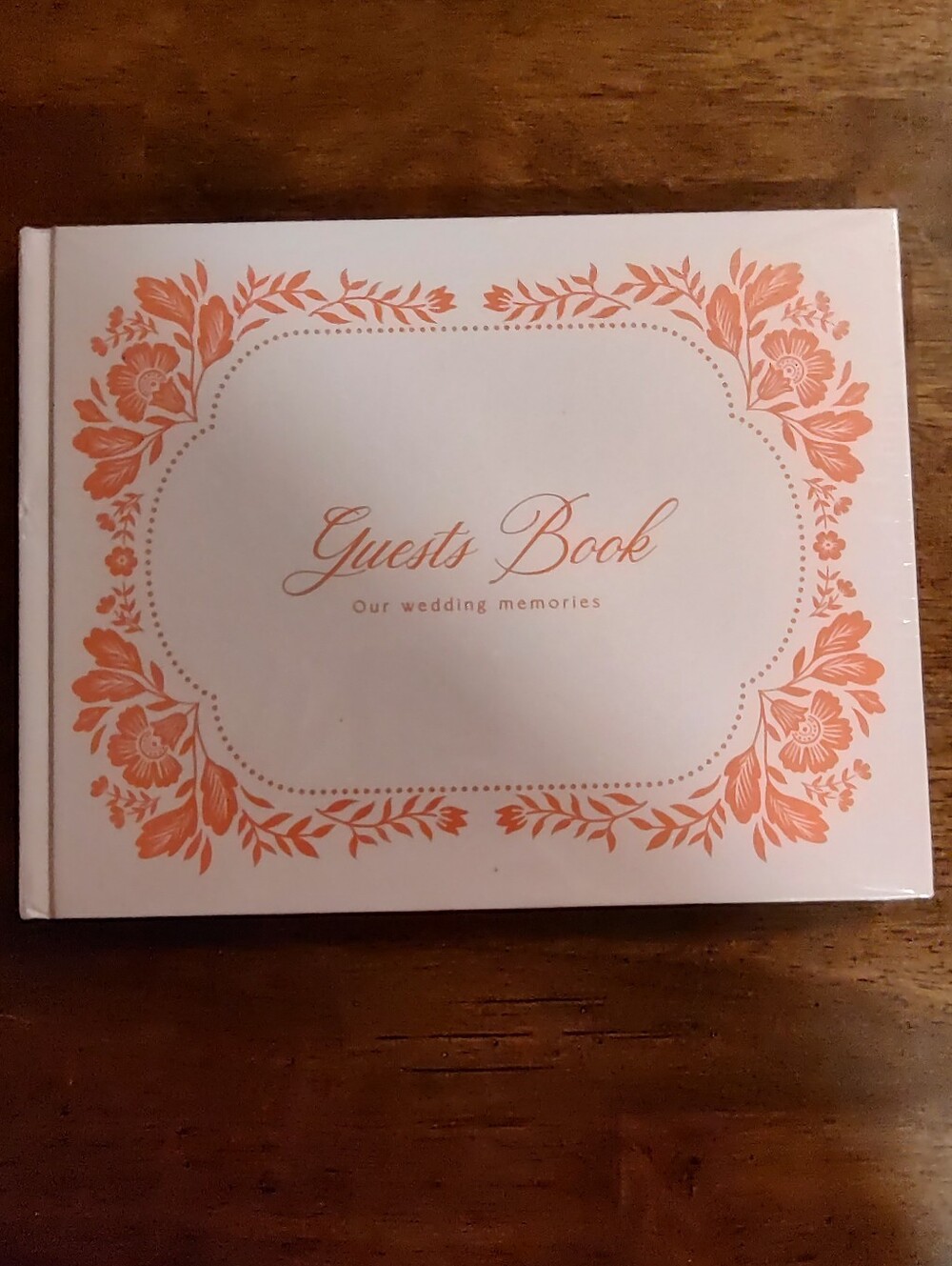 Per Se Coral Floral Guests Book